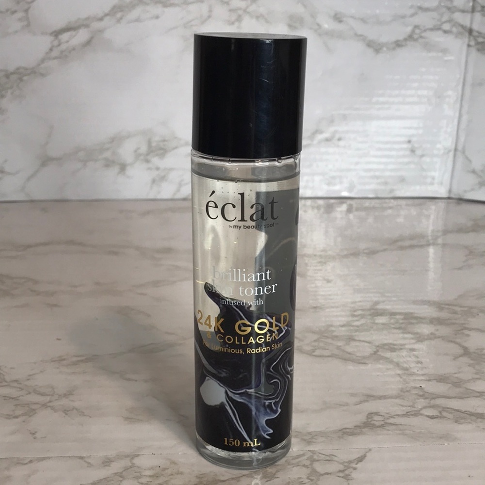 eclat my beauty spot Brilliant Skin Toner Infused w/24k Gold & Collagen